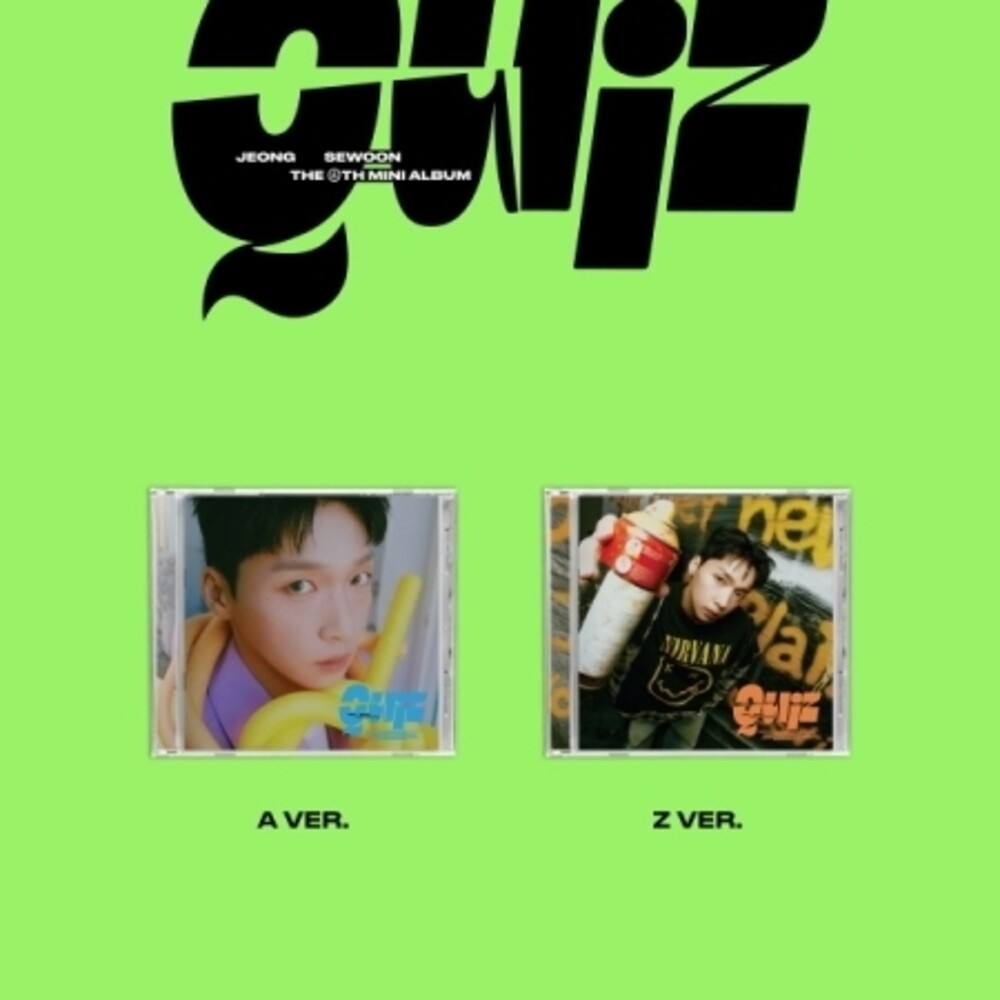 the album cover for Jeong Se Woon - Quiz - Jewel Case Version (Post) (Phob) (Phot)