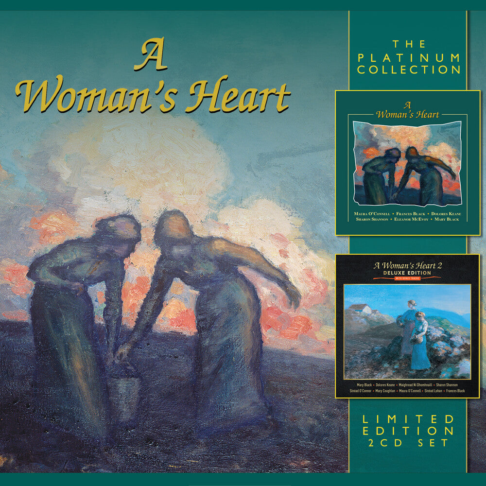 the album cover for Woman's Heart 1 & 2: The Platinum Collection / Var - Woman's Heart 1 & 2: The Platinum Collection / Var