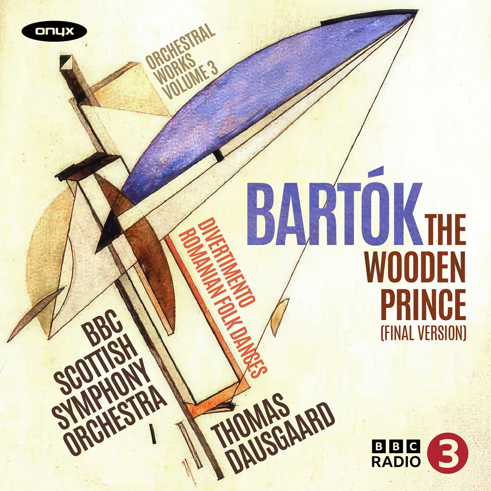 the album cover for BBC Scottish Symphony Orchestra - Bartok: The Wooden Prince