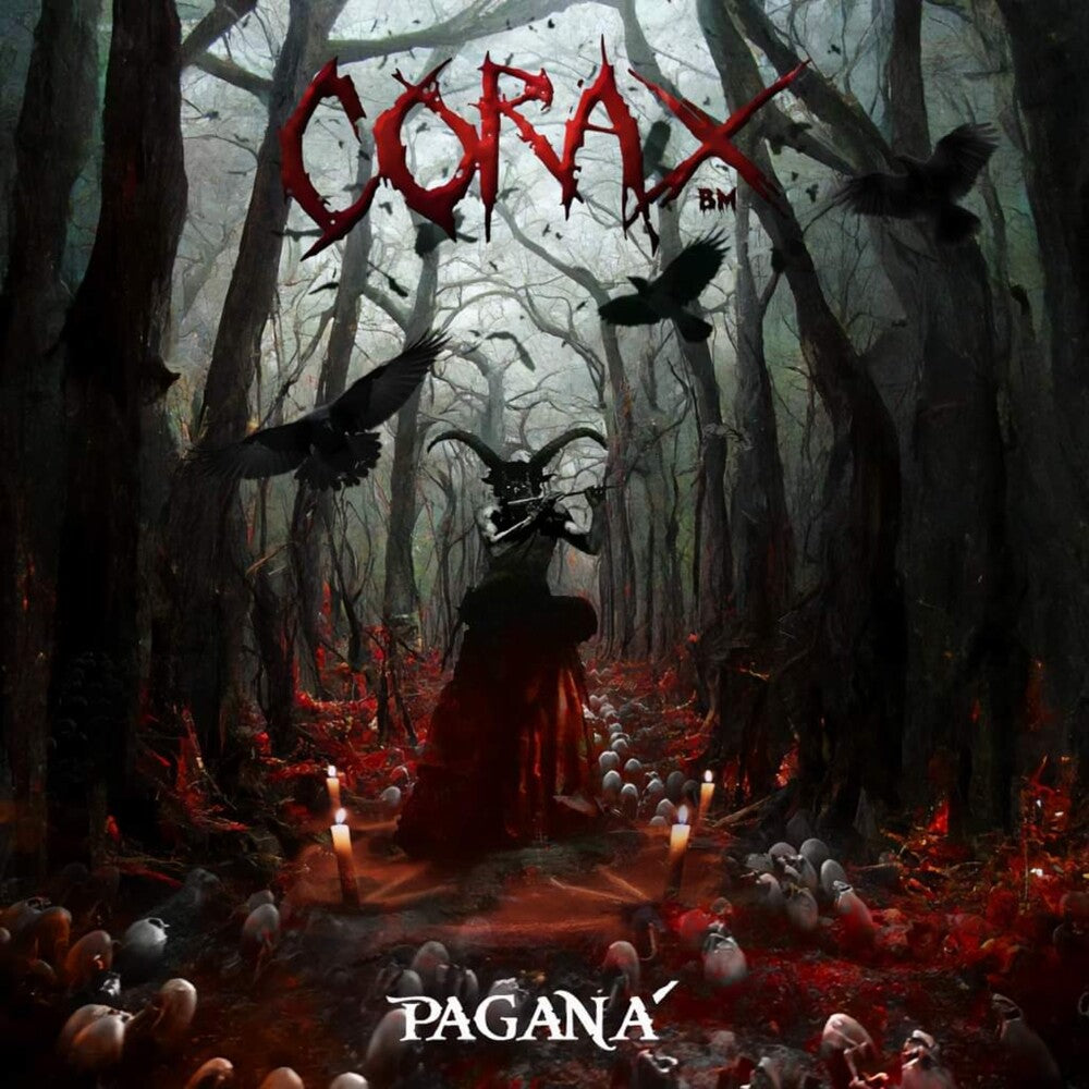 the album cover for Corax B.M. - Pagana