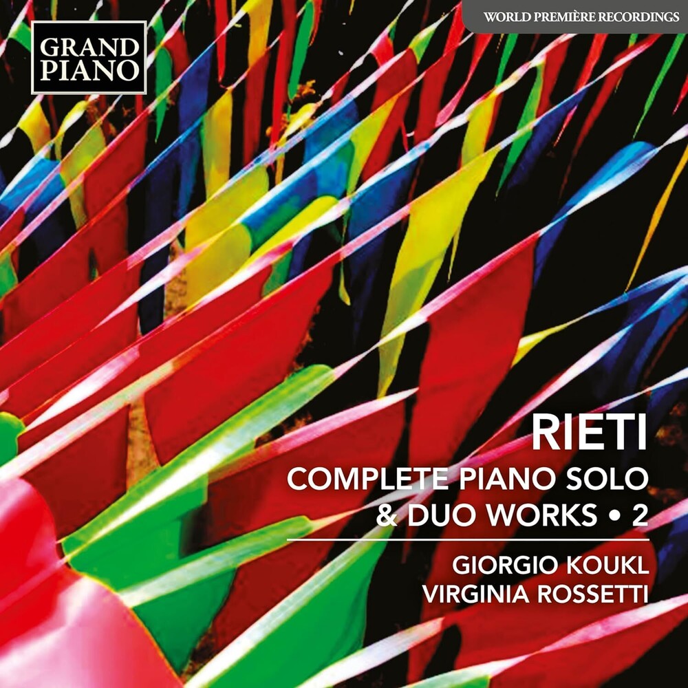 the album cover for Rieti / Koukl / Rossetti - V2: Complete Piano Solo & Duo