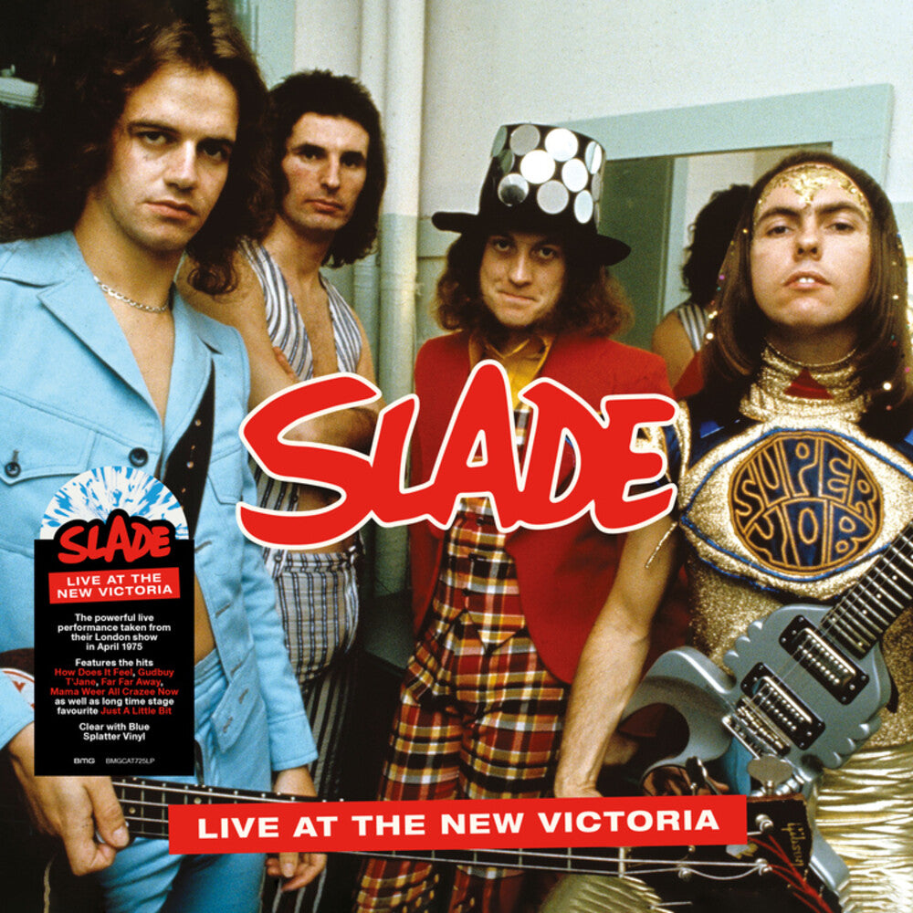 the album cover for Slade - Live At The New Victoria