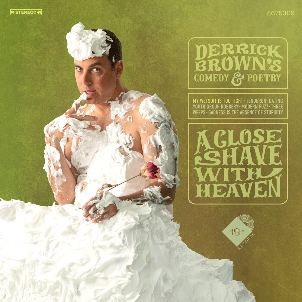 the album cover for Derrick Brown - Close Shave With Heaven