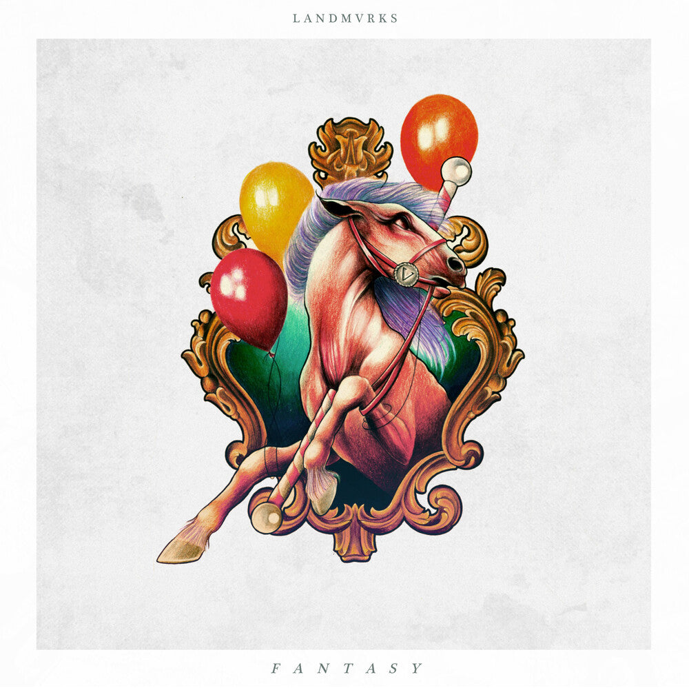 the album cover for LANDMVRKS - Fantasy
