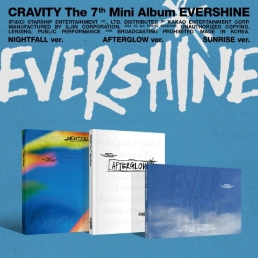 the album cover for Cravity - Evershine - Random Cover (Pcrd) (Phob) (Phot)
