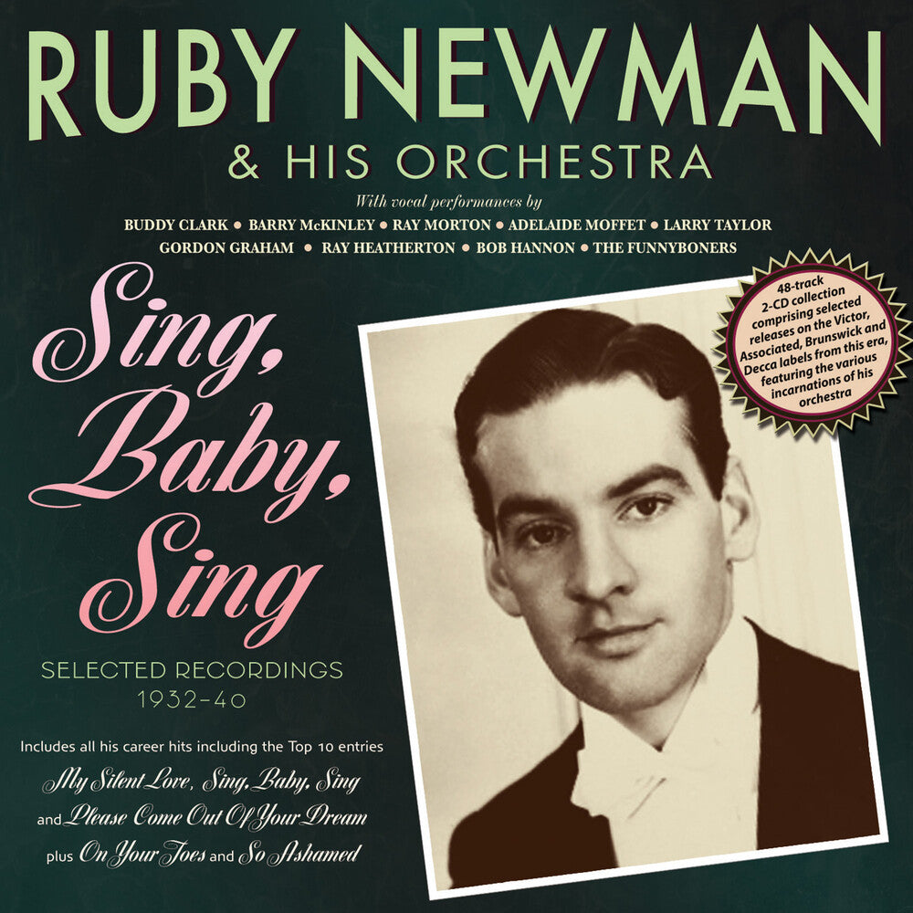 the album cover for Ruby Newman & His Orchestra - Sing Baby Sing - Selected Recordings 1932-40