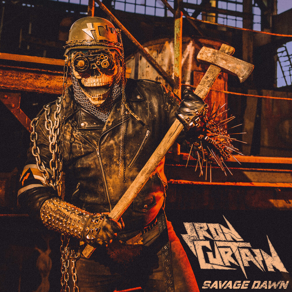 the album cover for Iron Curtain - Savage Dawn