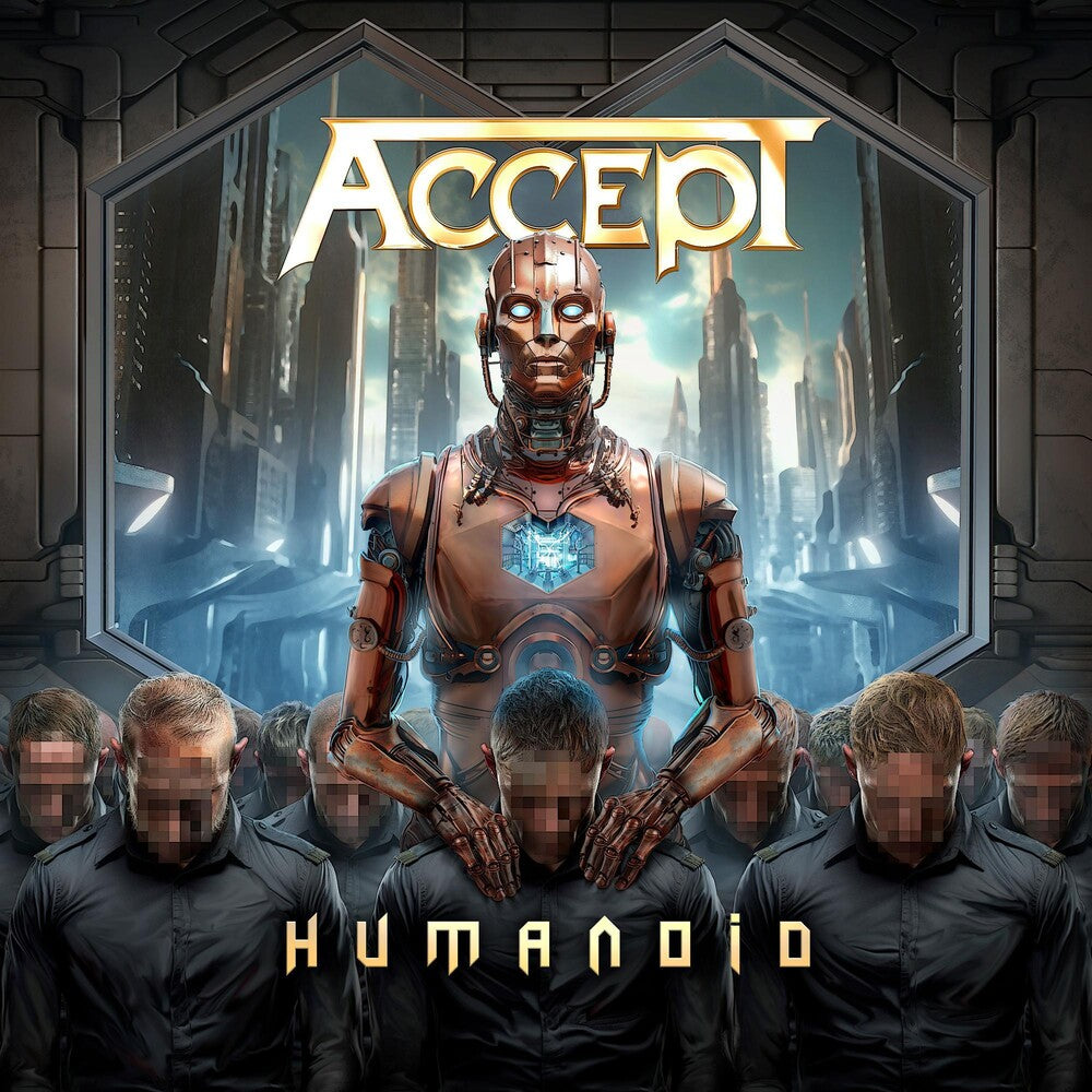 the album cover for Accept - Humanoid