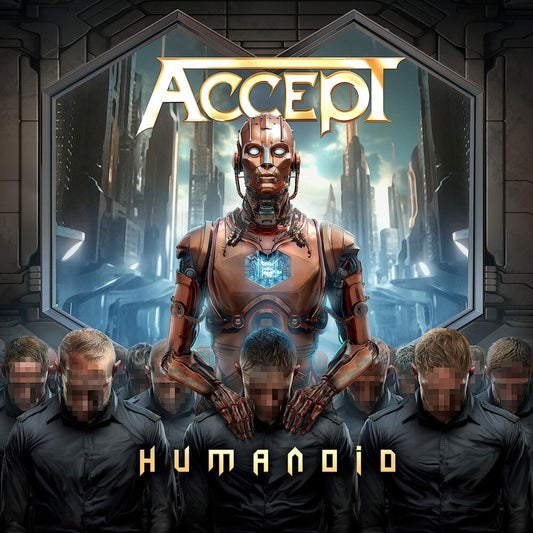 the album cover for Accept - Humanoid