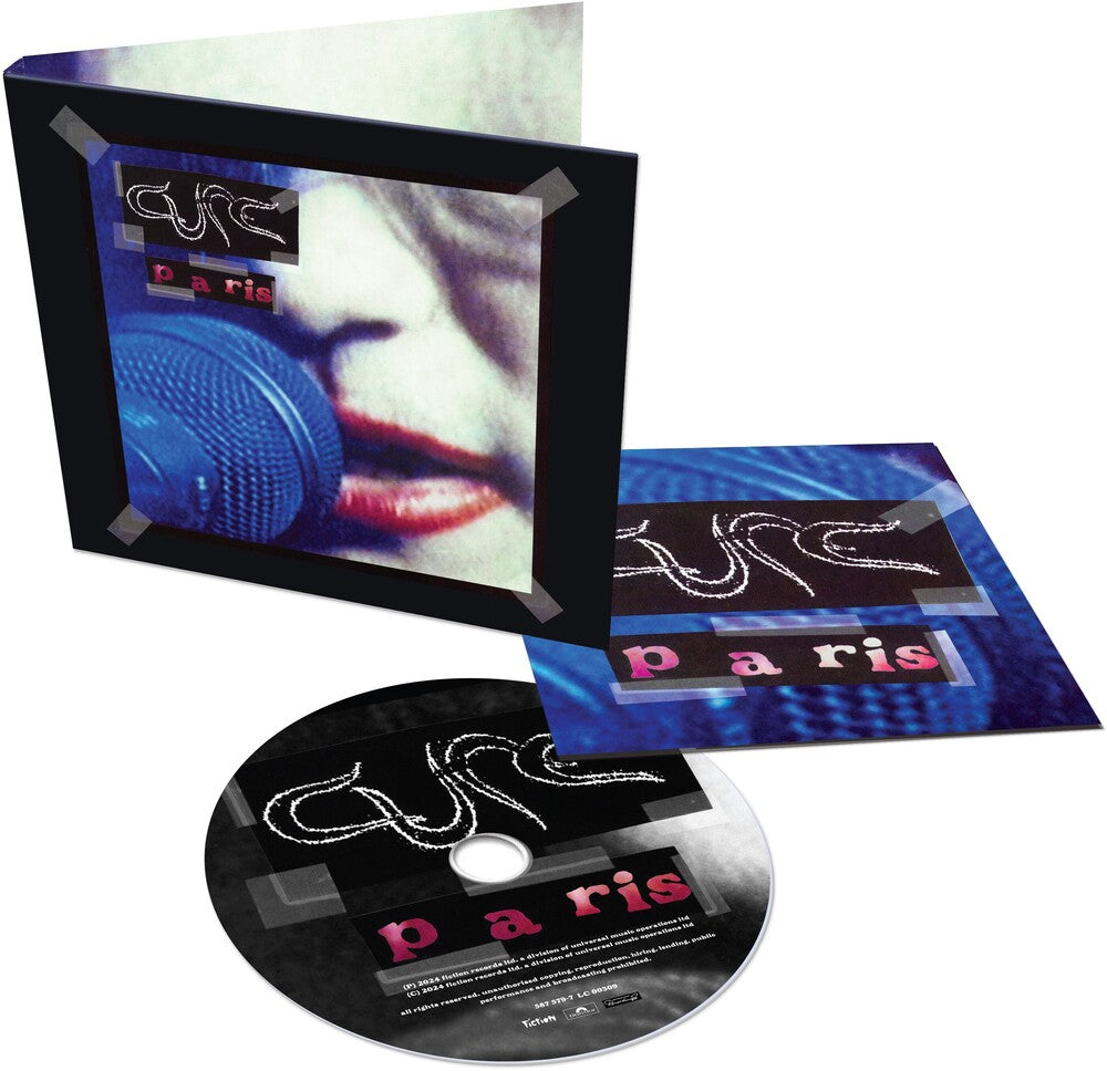 the album cover for The Cure - Paris