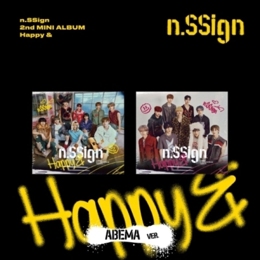 the album cover for N.Ssign - Happy & - Abema #1 Version - Random Cover (Post)