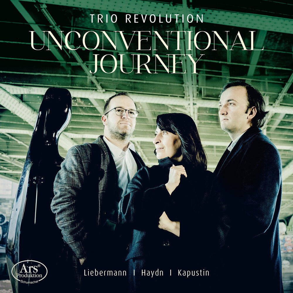 the album cover for Haydn / Kapustin / Trio Revolution - Unconventional Journey