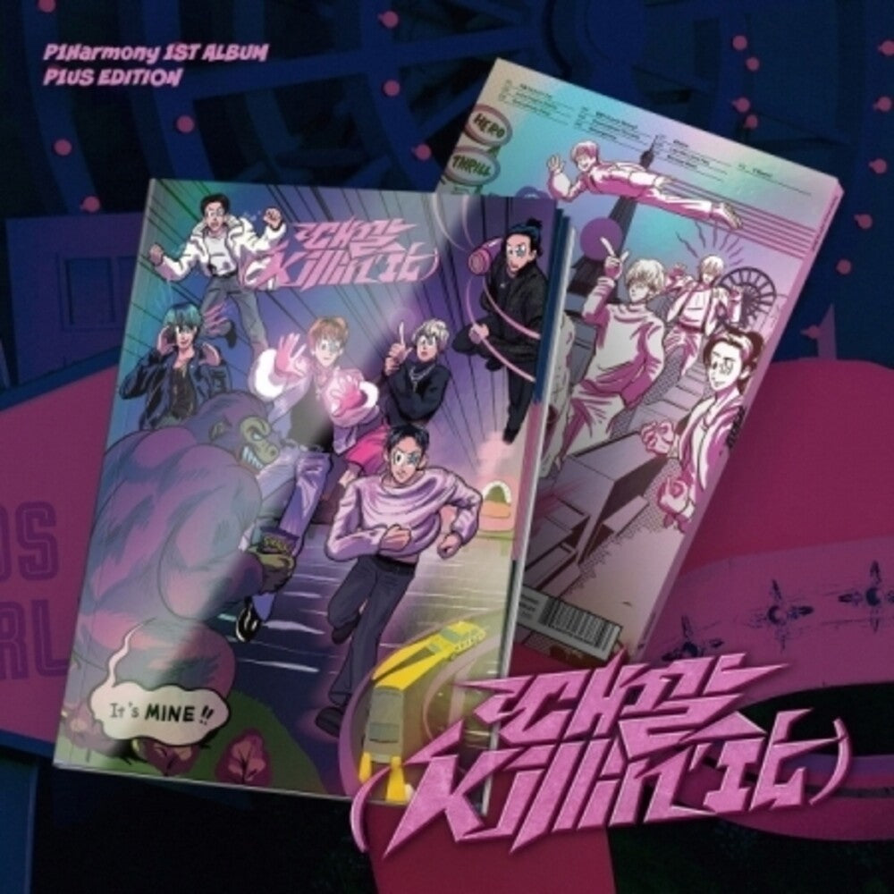 the album cover for P1harmony - Killin' It - P1Us Edition Version - incl. 80pg Photobook, Selfie Photocard, Poster, Polaroid, Unit Photocard, Postcard + Folded
