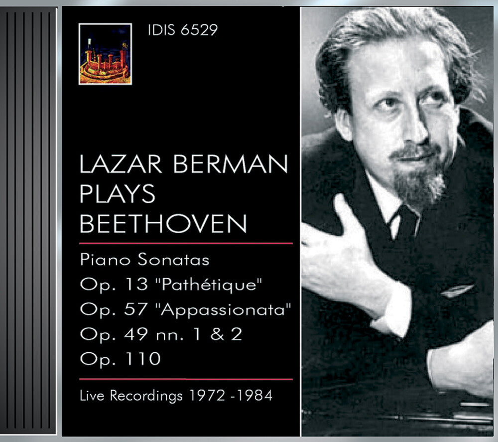 the album cover for Lazar Berman - Beethoven, L. Van: Piano Sonatas Nos. 8, 19, 23 And 31 (Berman) (1972-1984)