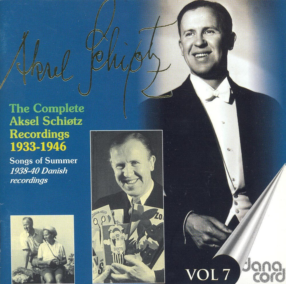 the album cover for Aksel Schiotz - Complete Aksel Schiotz Recordings 7