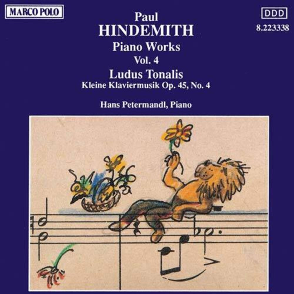 the album cover for Hindemith / Petermandl - Piano Works 4 / Ludus Tonalis