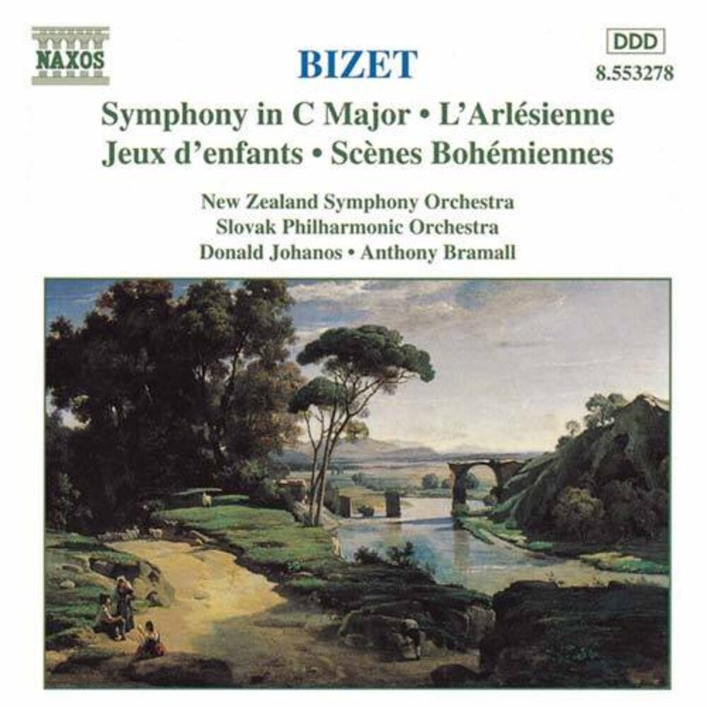 the album cover for Donald Johanos - Symphony In C Major/Jeux D'enf