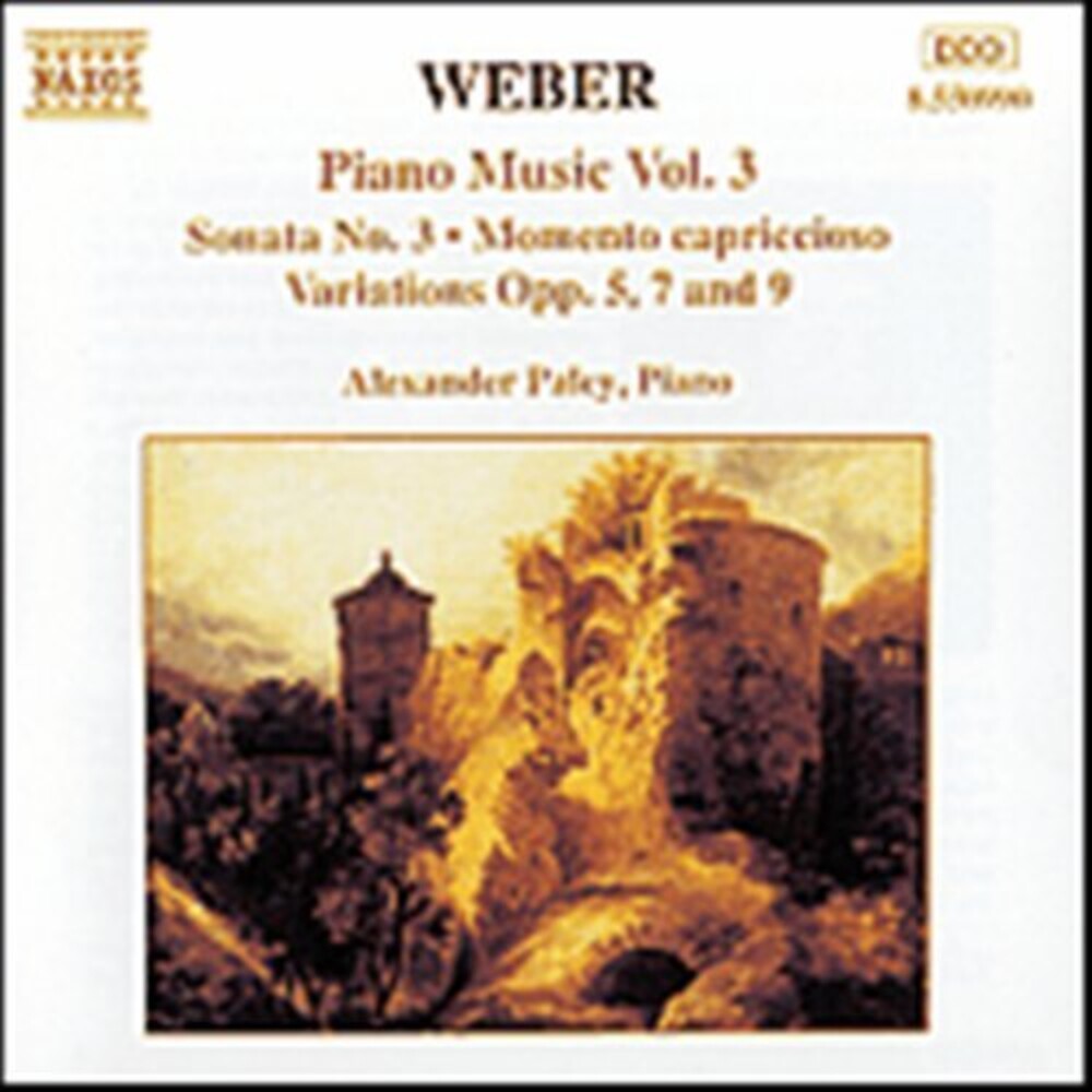the album cover for Weber / Paley - Piano Music 3