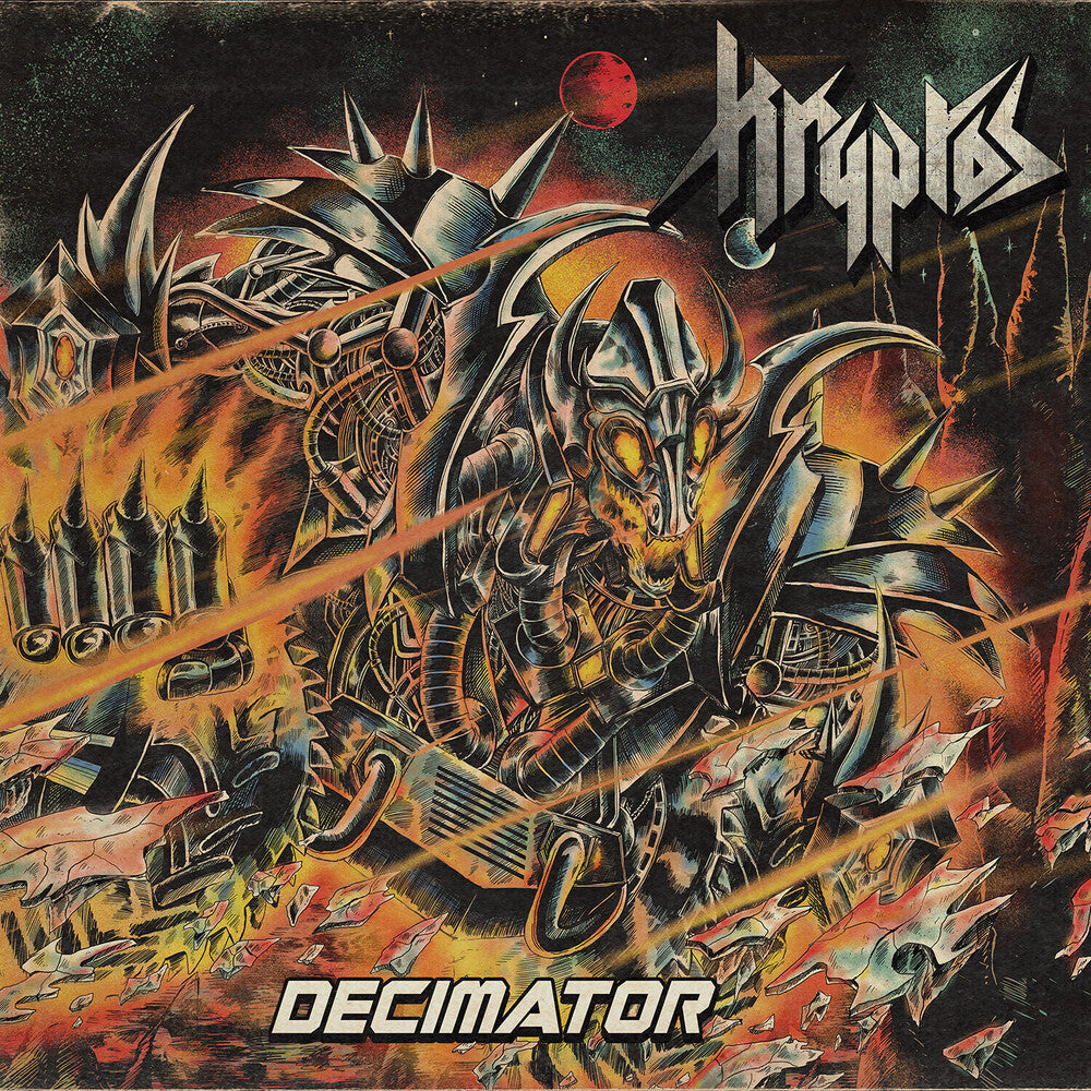 the album cover for Kryptos - Decimator