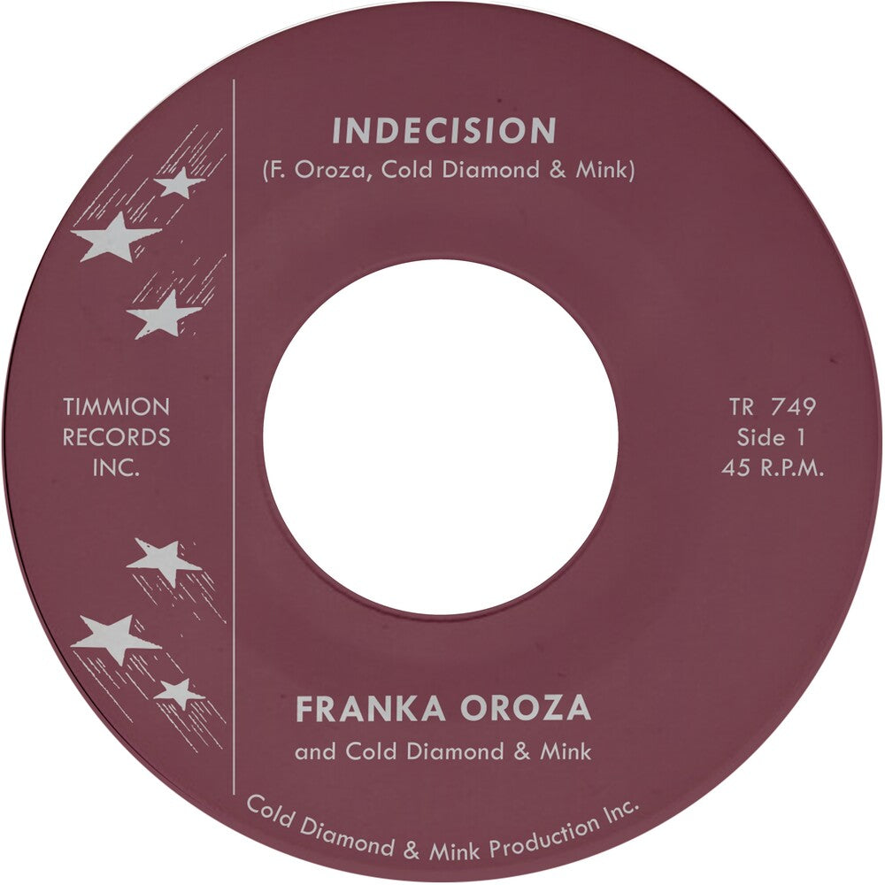 the album cover for Franka Oroza - Indecision