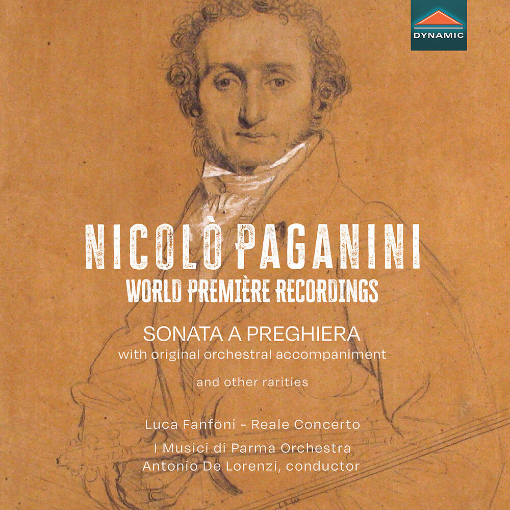 the album cover for Nicolo Paganini / Fanfoni,Luca - World Premiere Recordings - Sonata A Preghiera