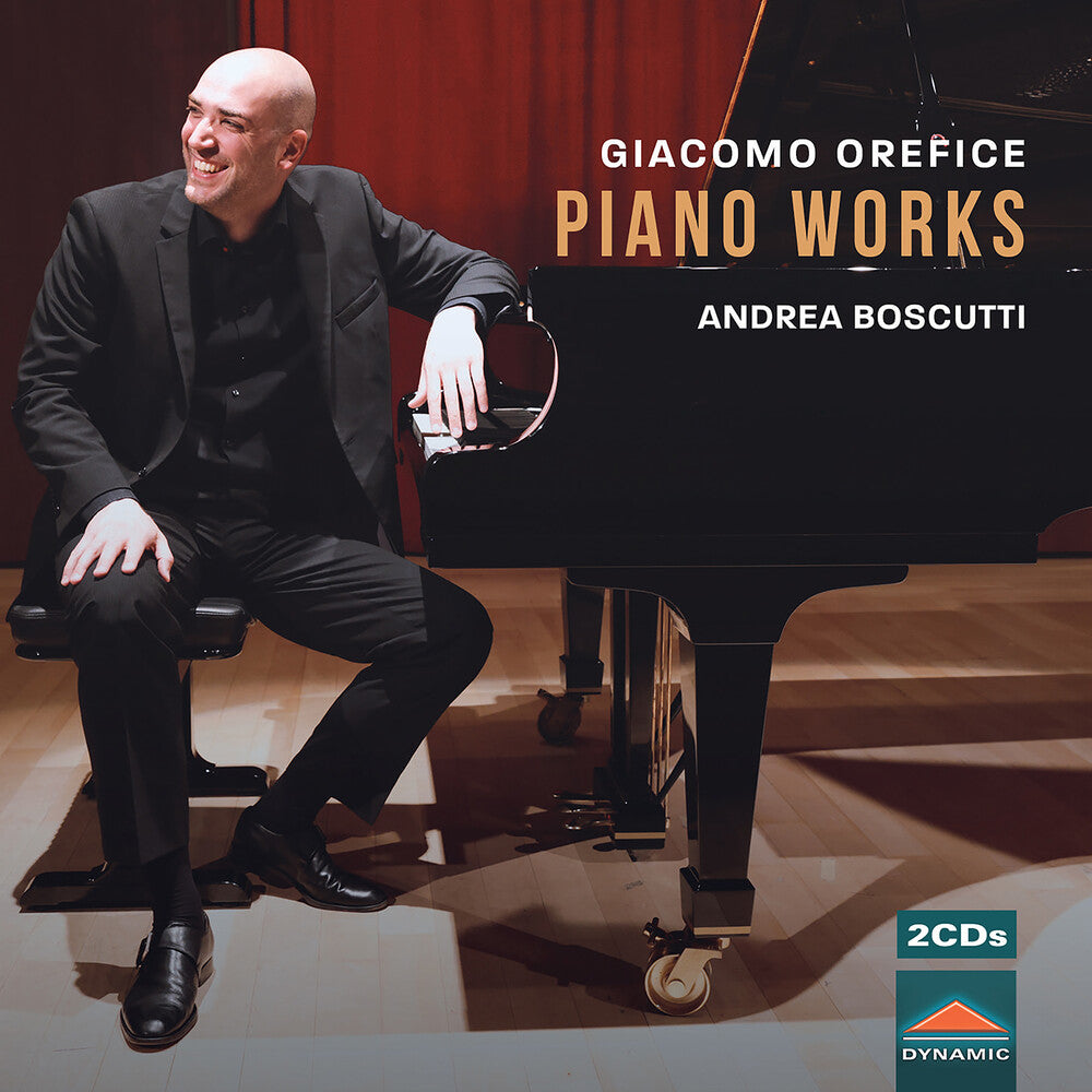 the album cover for Giacomo Orefice / Boscutti,Andrea - Piano Works