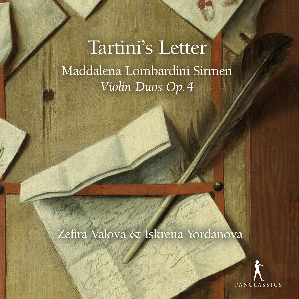 the album cover for Sirmen / Yordanova / Valova - Tartini's Letter - Violin Duos Op. 4