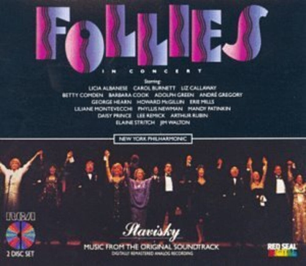 the album cover for Studio Cast - Follies-In Concert