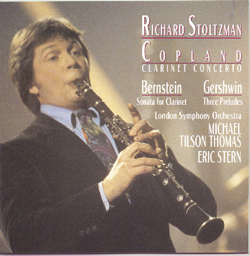 the album cover for Richard Stoltzman - Clarinet Concerto