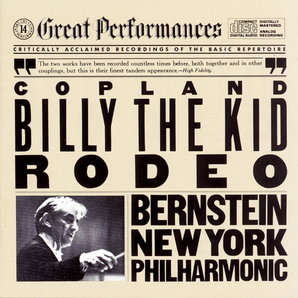 the album cover for Leonard Bernstein - Four Dances From Rodio