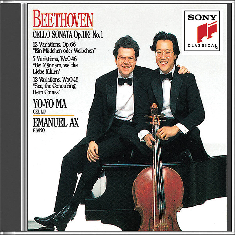the album cover for Yo-Yo Ma - Cello Sonata 4 / Variations Op 66