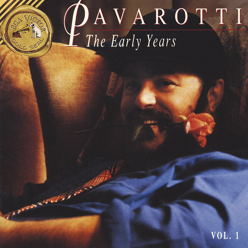 the album cover for Luciano Pavarotti - Early Years 1