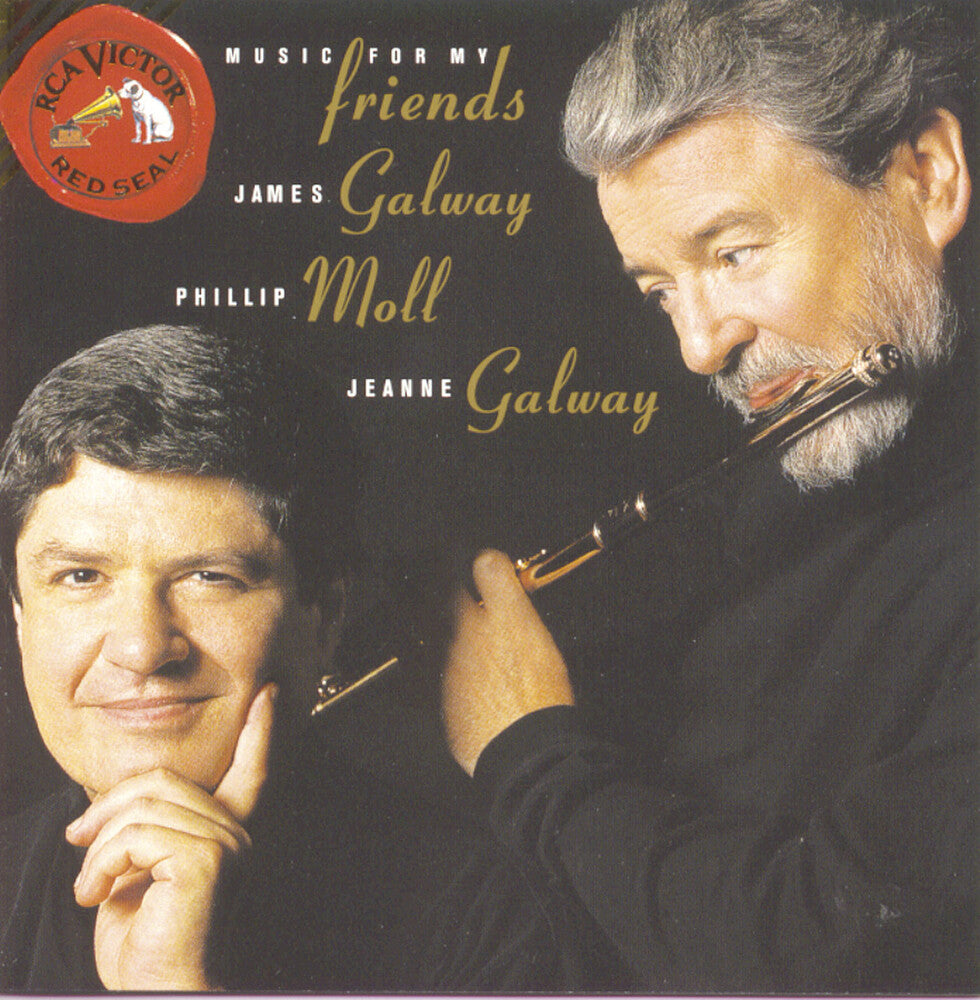 the album cover for James Galway - Music For My Friends