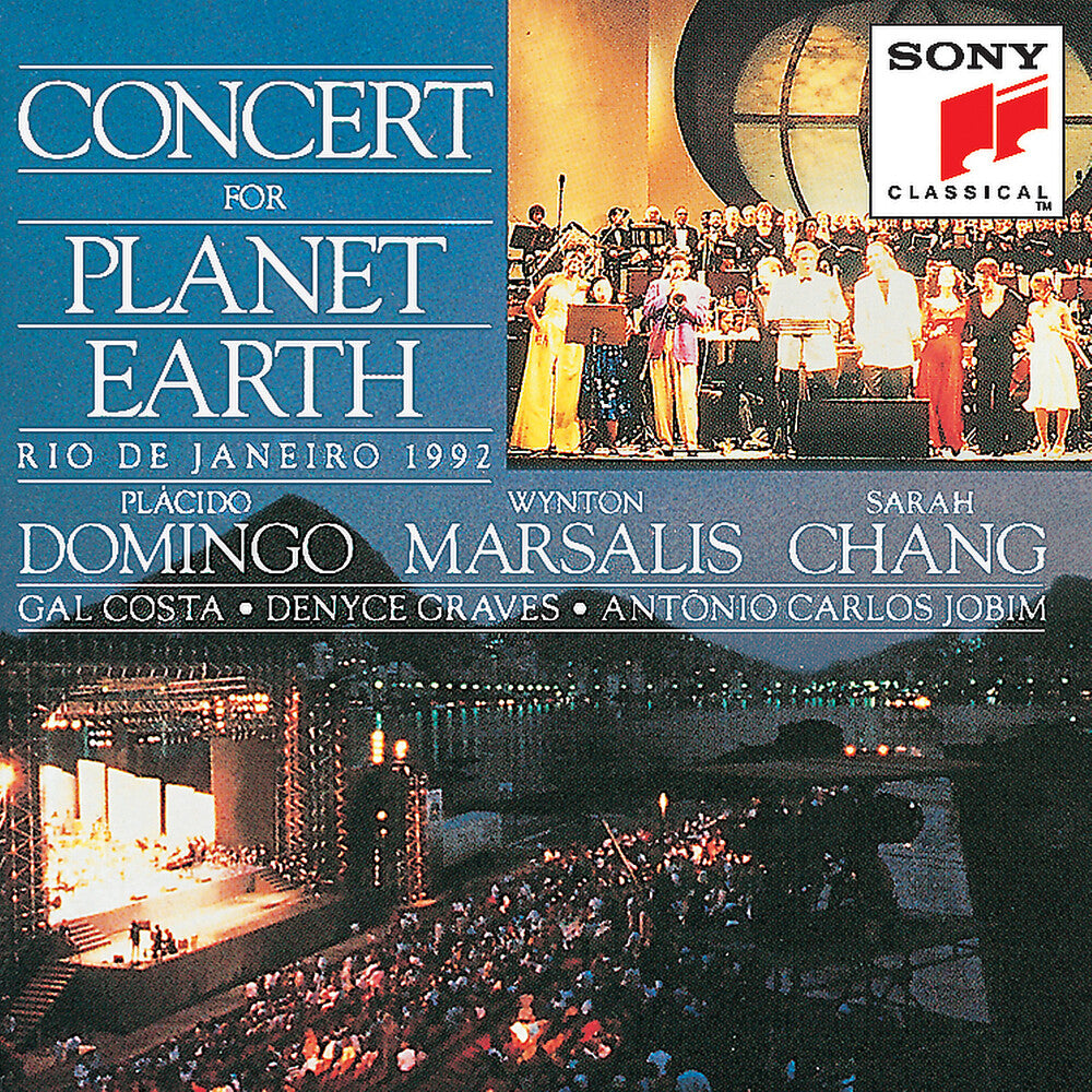 the album cover for Domingo / Marsalis, Wynton / Chang - Concert For Planet Earth