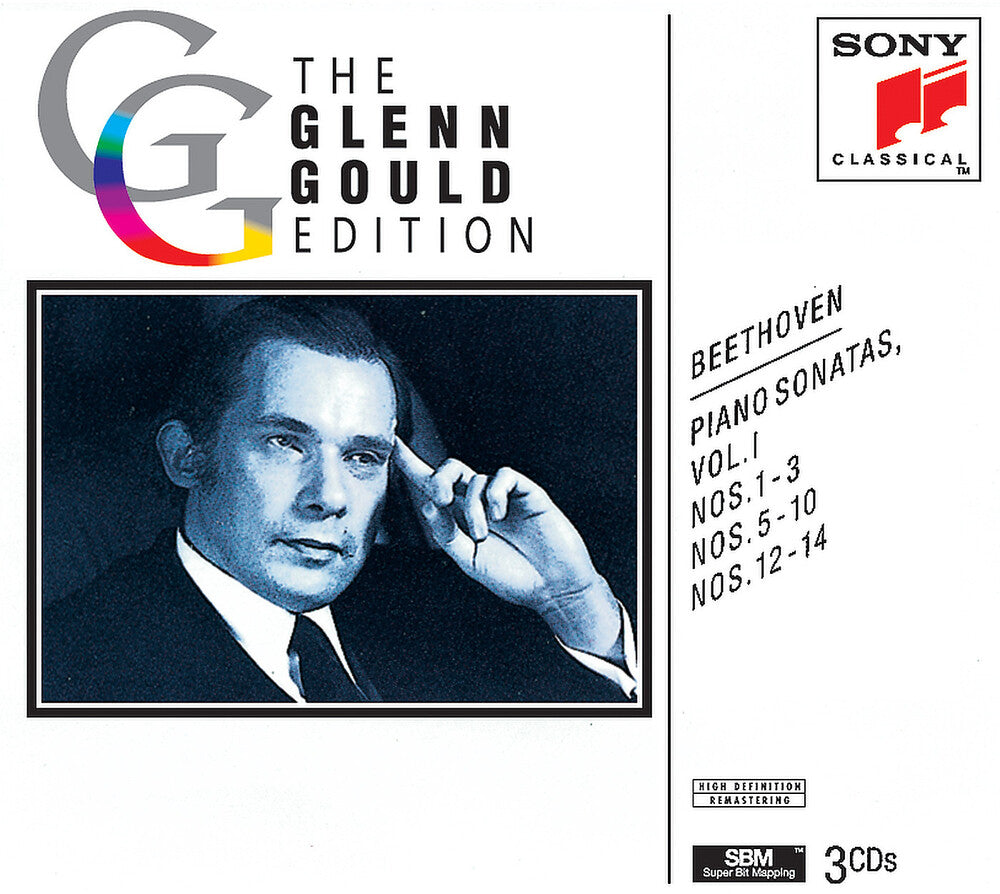 the album cover for Glenn Gould - Piano Sonatas 1