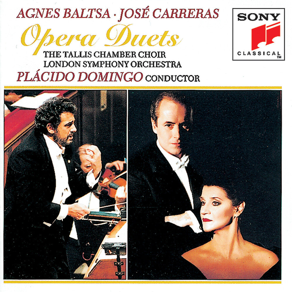 the album cover for AGNES BALTSA - Opera Duets