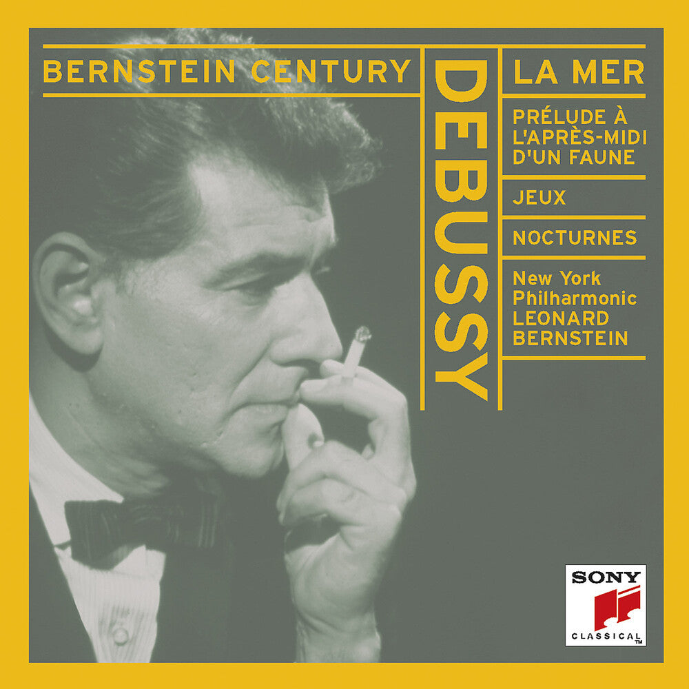 the album cover for Leonard Bernstein - La Mer / Afternoon Of A Faun / Two Nocturnes