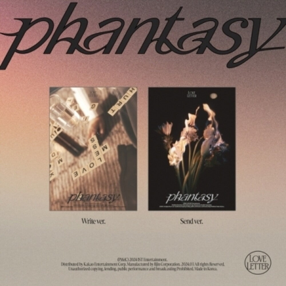 the album cover for Boyz - Phantasy - Pt.3 Love Letter - Random Cover (Stic)
