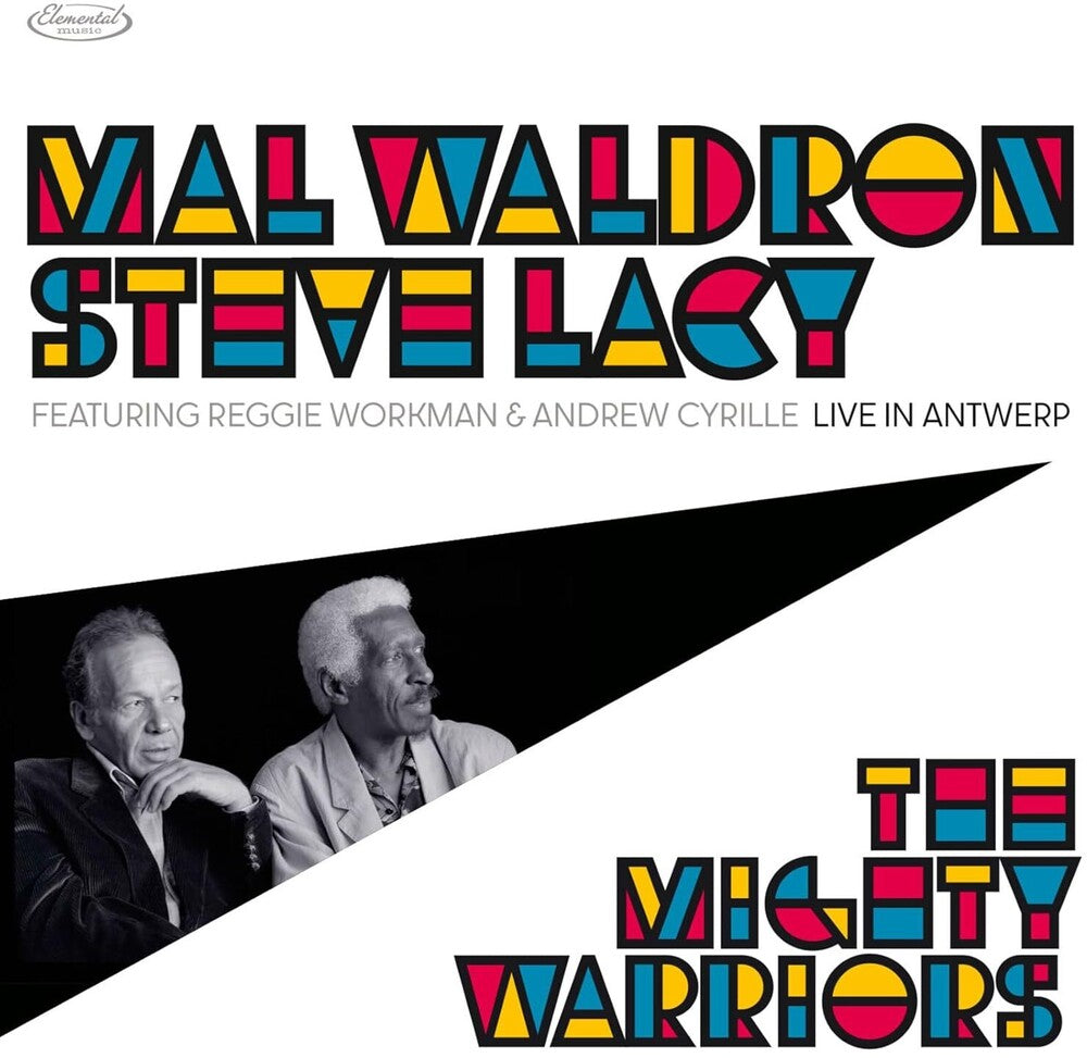 the album cover for Mal Waldron / Lacy,Steve - Mighty Warriors: Live In Antwerp