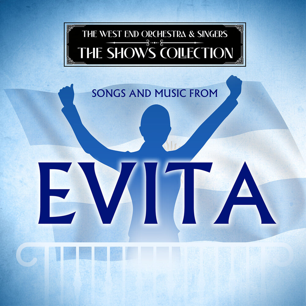 the album cover for West End Orchestra - Songs and Music from Evita