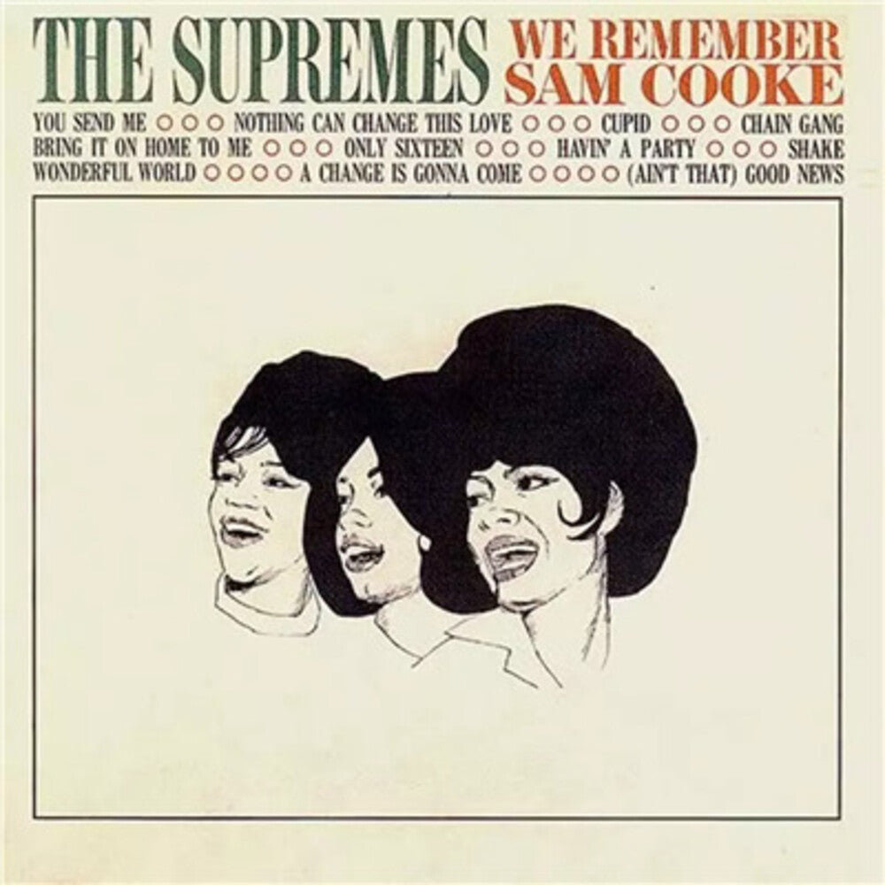 the album cover for Supremes - We Remeber Sam Cooke