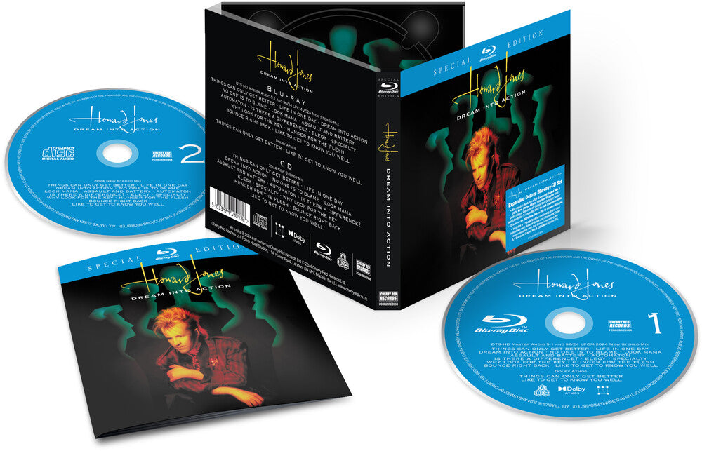 the album cover for Howard Jones - Dream Into Action - 2024 New Stero / 5.1 Surround