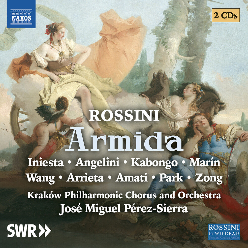 the album cover for Rossini / Marin / Kabongo - Armida