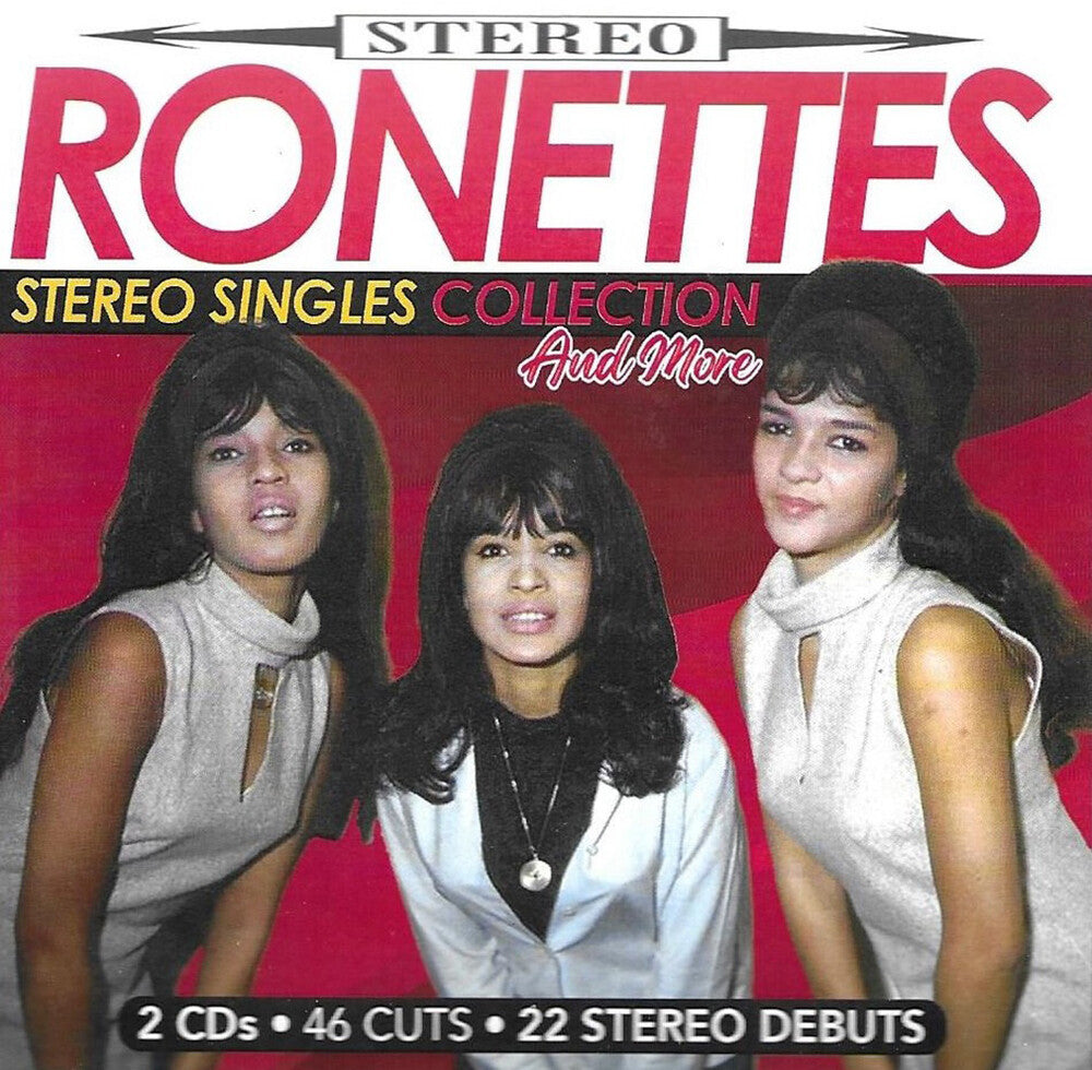 the album cover for Ronettes - Stereo Singles Collection & More