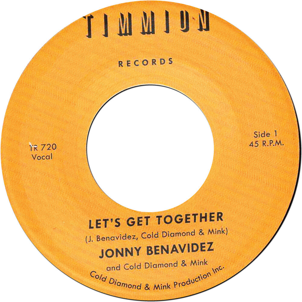 the album cover for Jonny Benavidez & Cold Diamond & Mink - Let's Get Together