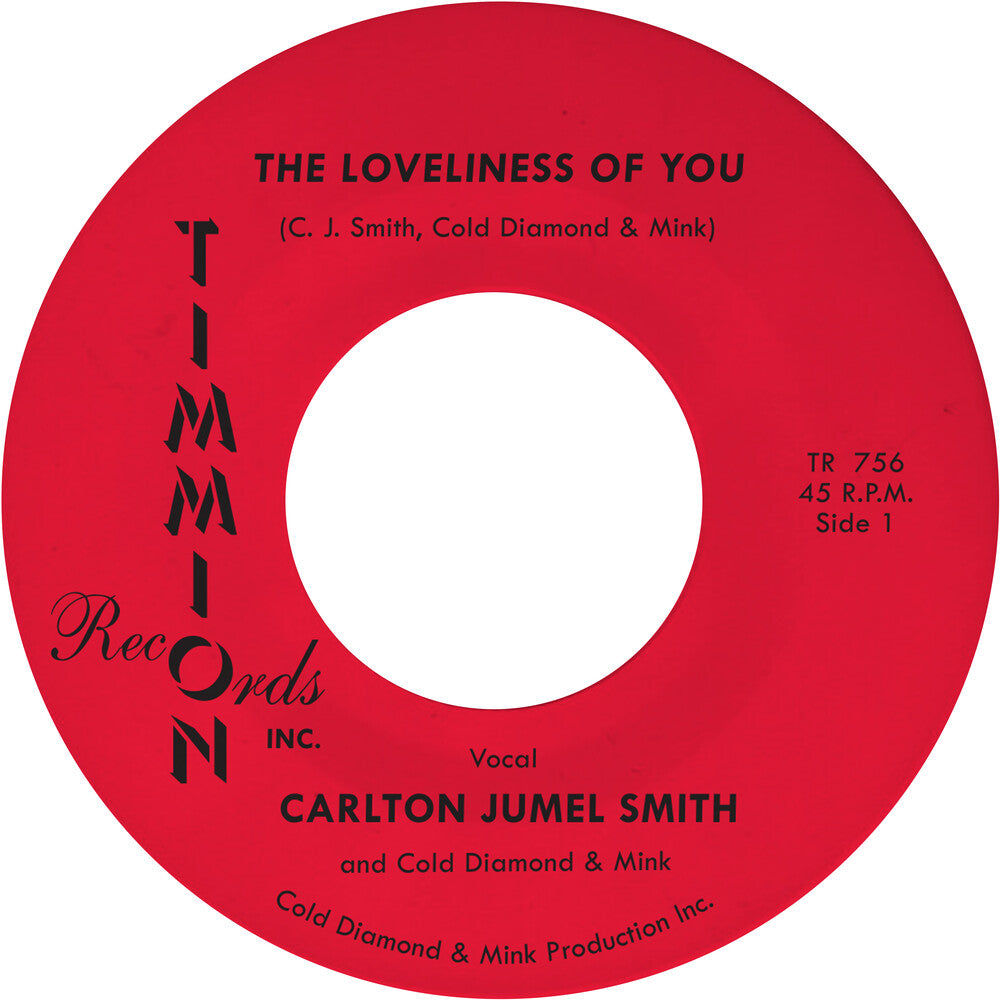 the album cover for Carlton Smith Jumel / Cold Diamond & Mink - Loveliness Of You