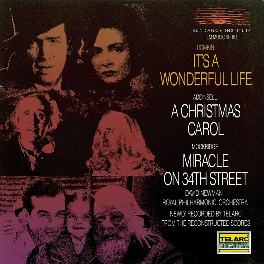 the album cover for David Newman / Rpo - It's A Wonderful Life / Miracle 34th Stree / Carol