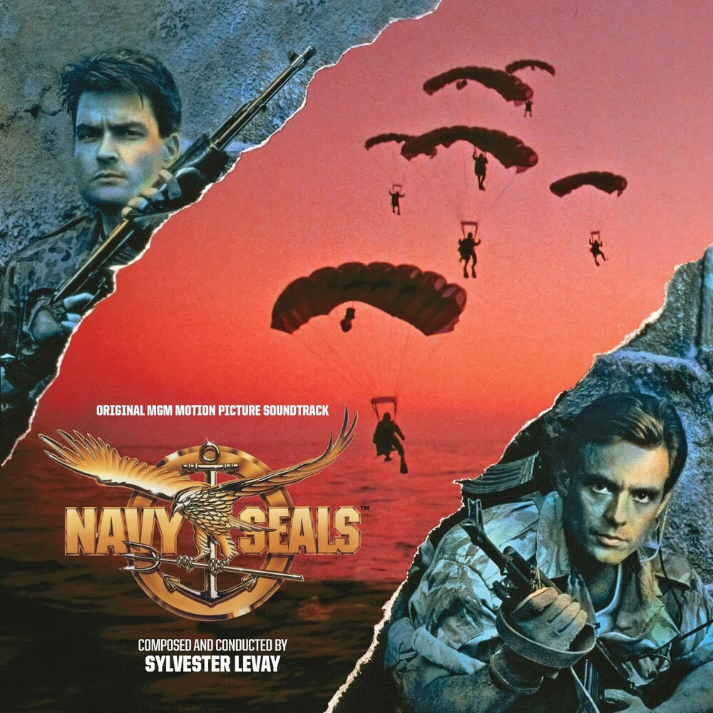 the album cover for Sylvester Levay (Ita) - Navy Seals - O.S.T. (Ita)