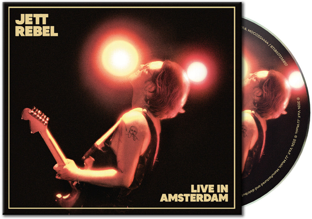 the album cover for Jett Rebel - Live In Amsterdam (Hol)