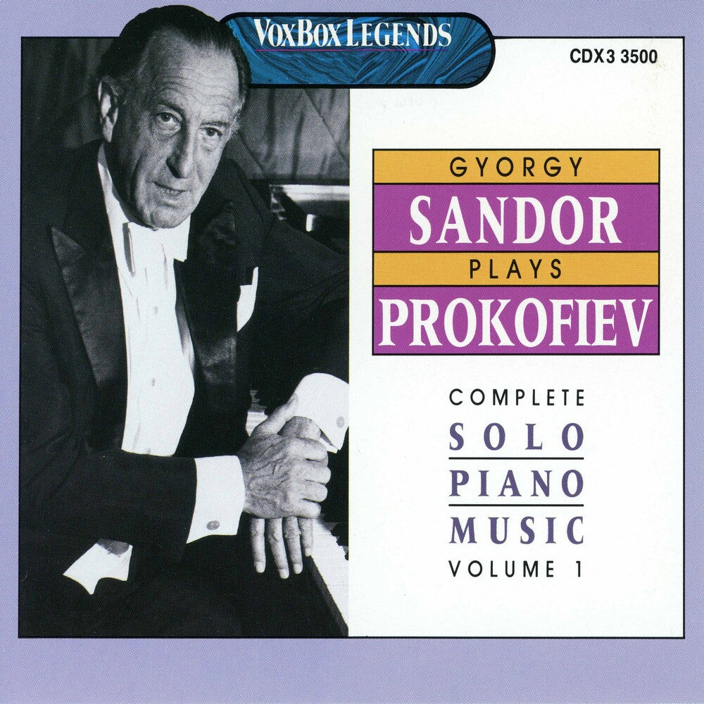 the album cover for György Sándor - Complete Solo Piano Music 1